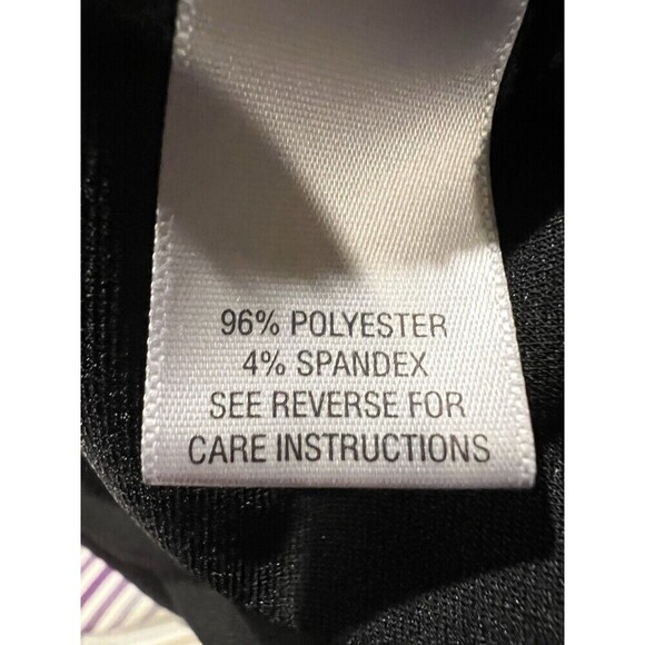 Womens Black Studio Works Flat Front Dress Pants Size 6 - Picture 6 of 7